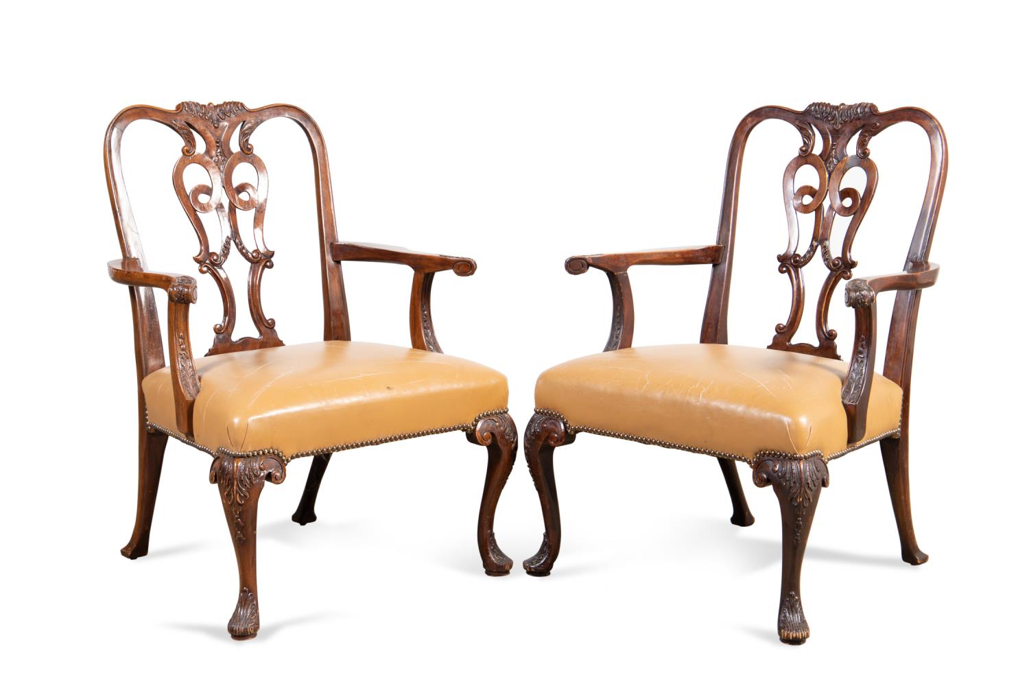 PR OF 19TH C GEORGIAN MAHOGANY 357fc2