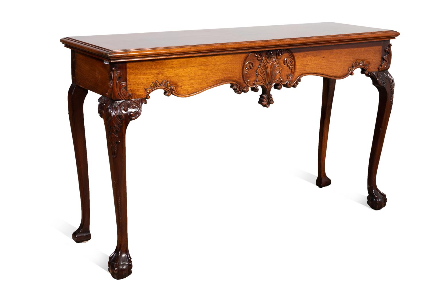 CHIPPENDALE STYLE CARVED MAHOGANY 357fc4