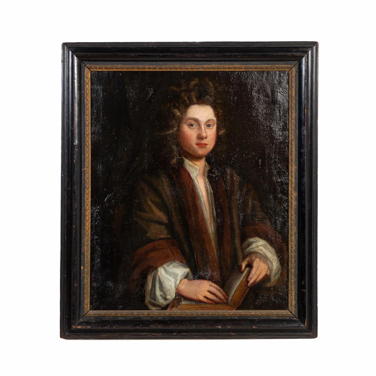 BRITISH SCHOOL 18TH C. O/C PORTRAIT