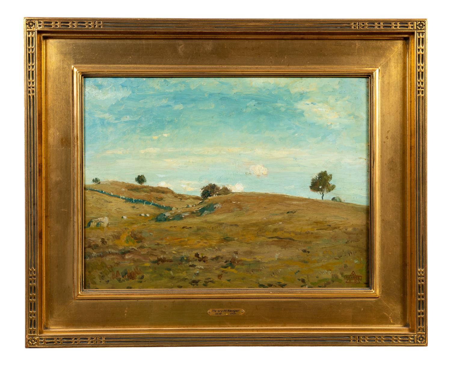 HENRY W. RANGER, COUNTRY HILLSIDE,