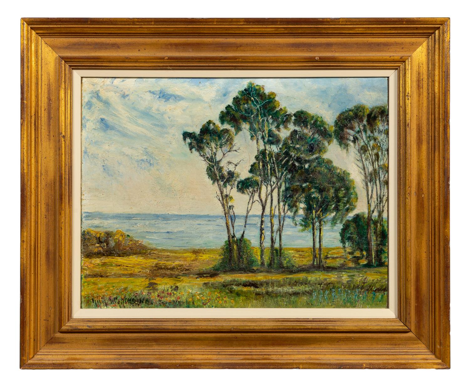 GUY WIGGINS COASTAL LANDSCAPE  35804a