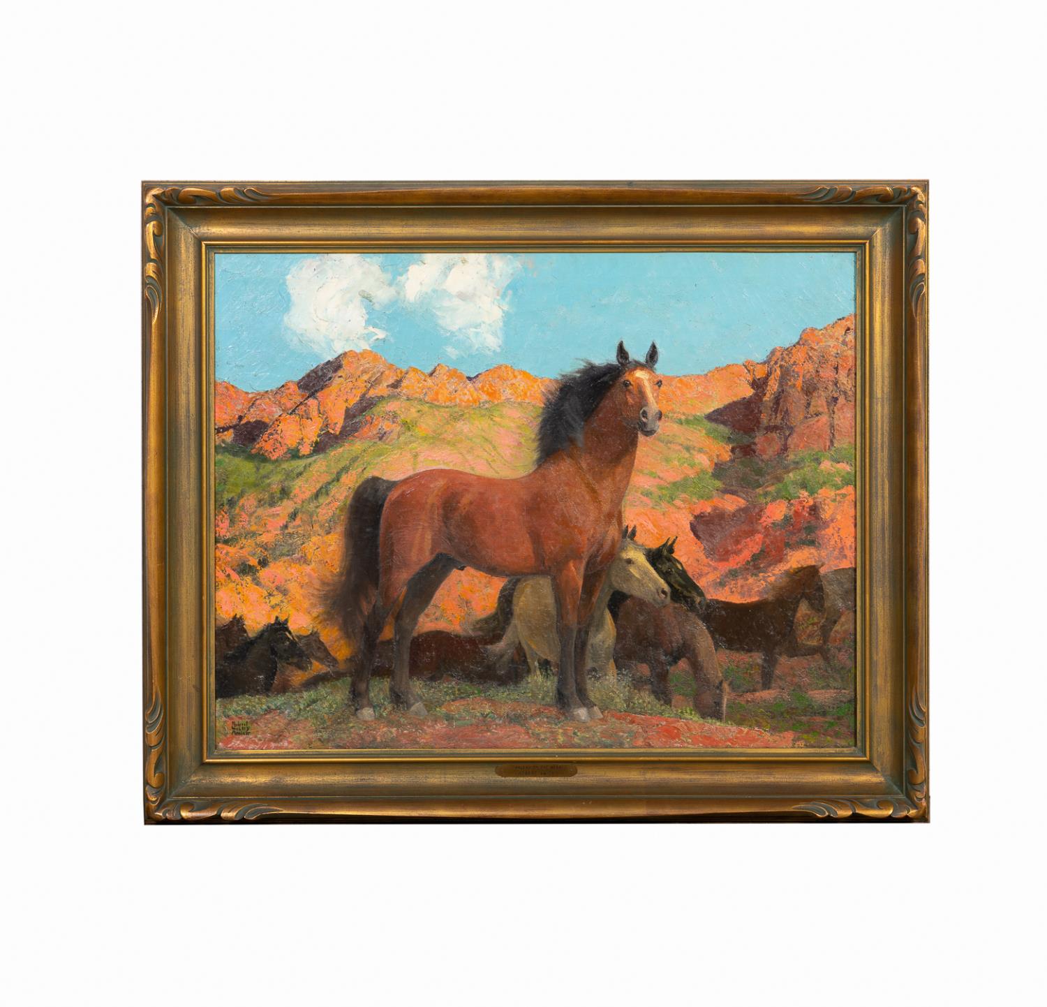 ROBERT AMICK TABLEAU ON THE MESA  35804d