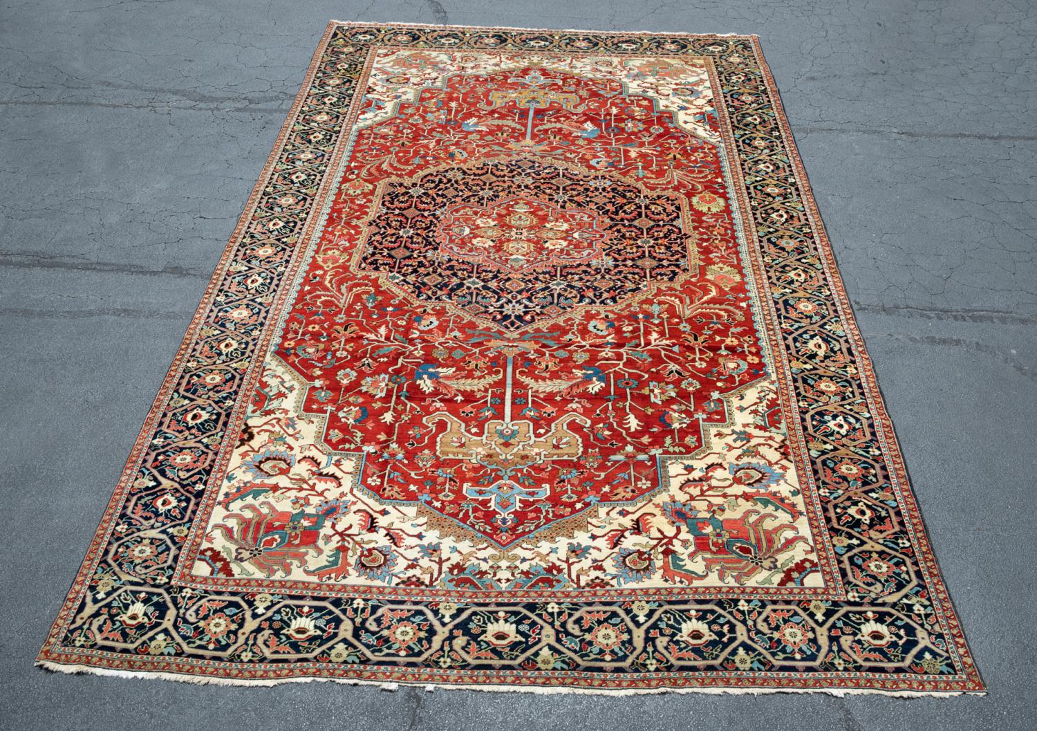 LATE 19TH C HAND KNOTTED PERSIAN 358059