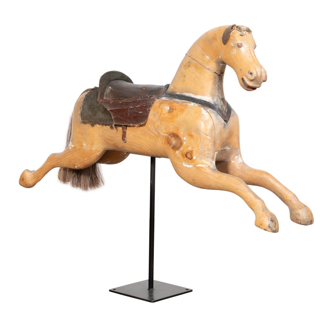 19TH 20TH C WOODEN ROCKING HORSE 358081