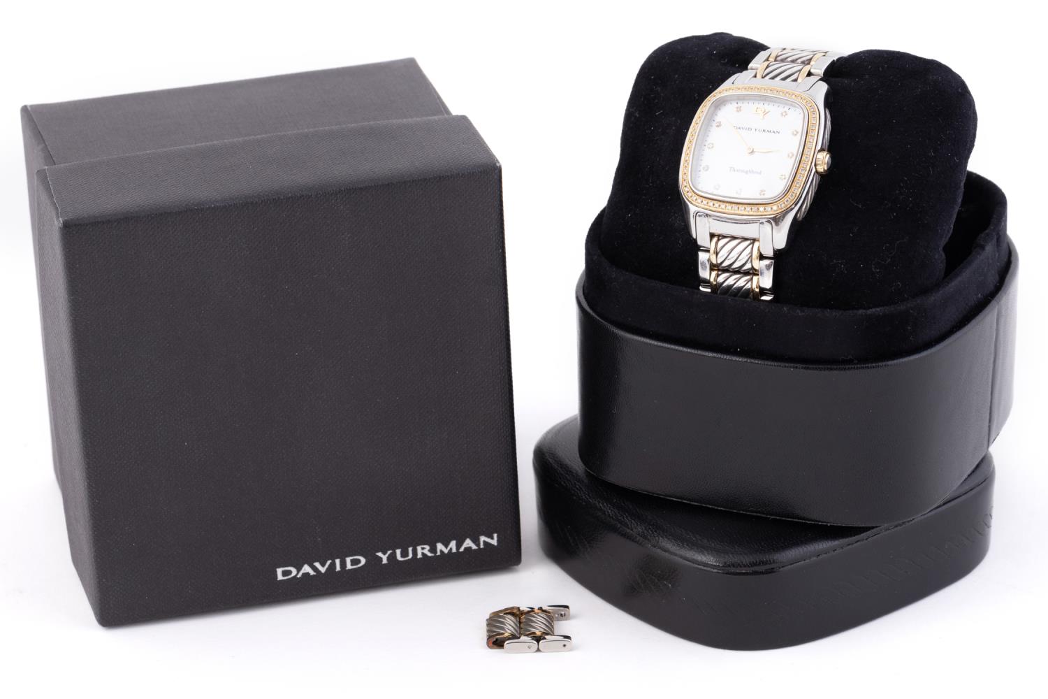 DAVID YURMAN 18K GOLD, STAINLESS