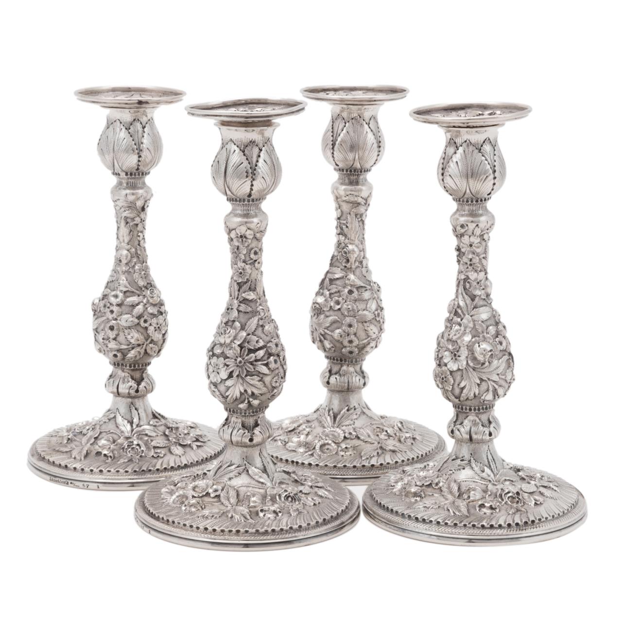 FOUR S. KIRK & SON SILVER REPOUSSE