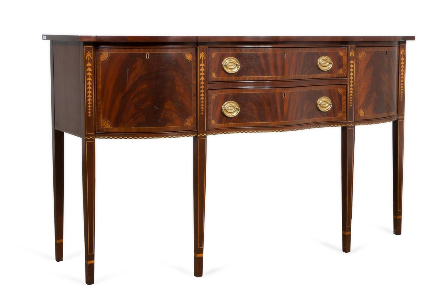 COUNCILL HEPPLEWHITE MAHOGANY INLAID 35814b