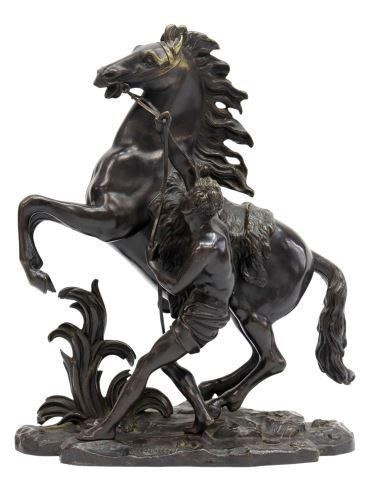 AFTER COUSTOU MARLY HORSE BRONZE 3581df