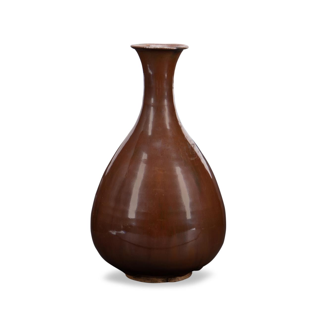 CHINESE RUSSET BROWN LUSTER PEAR 35820a