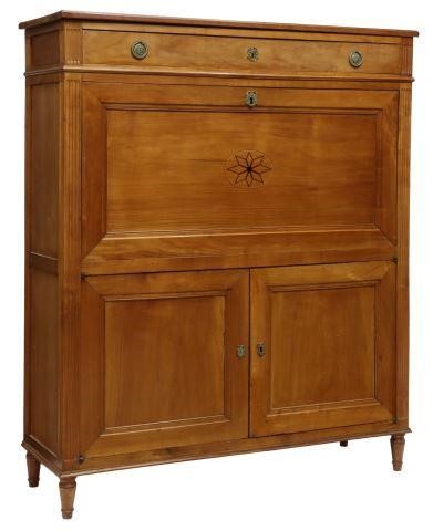 LOUIS XVI STYLE FRUITWOOD SECRETAIRE