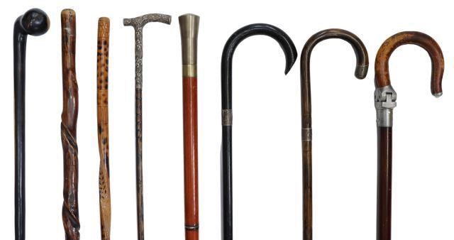 (8) WALKING STICKS CANES(lot of