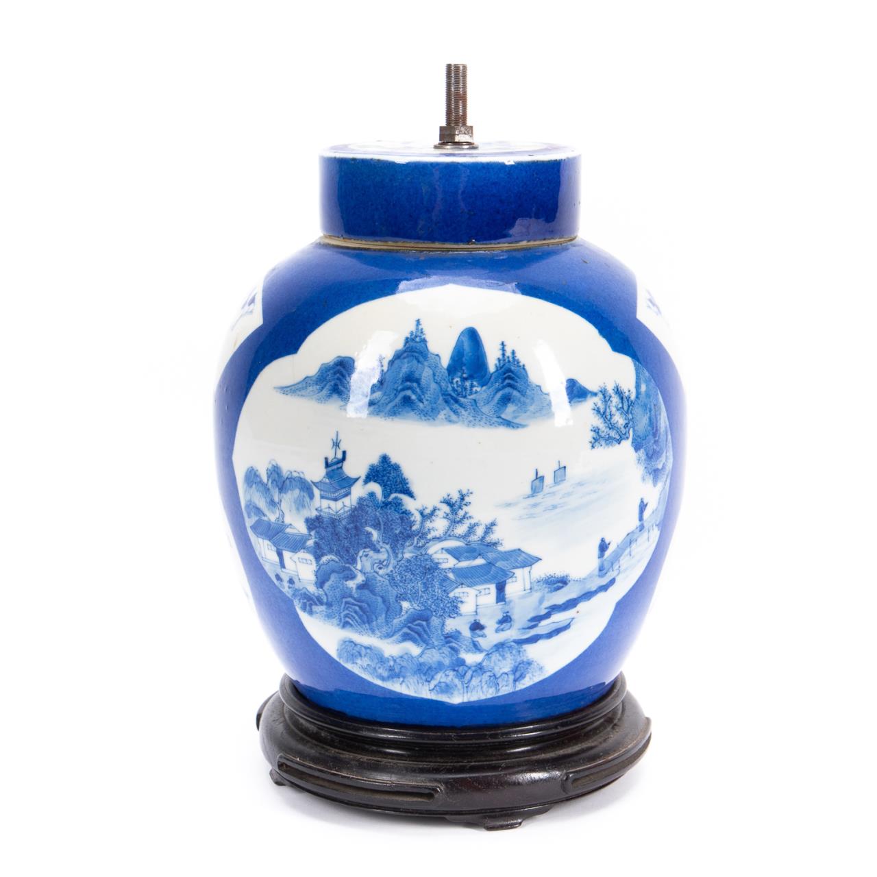 CHINESE BLUE AND WHITE GINGER JAR 35826d