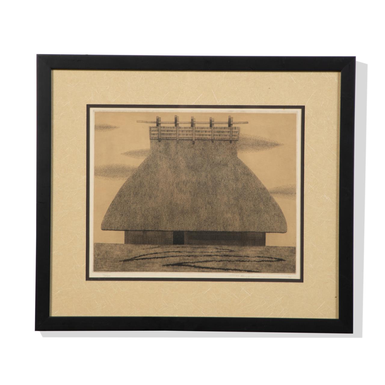 T RYOHEI THATCHED ROOF NO 8  3582d2