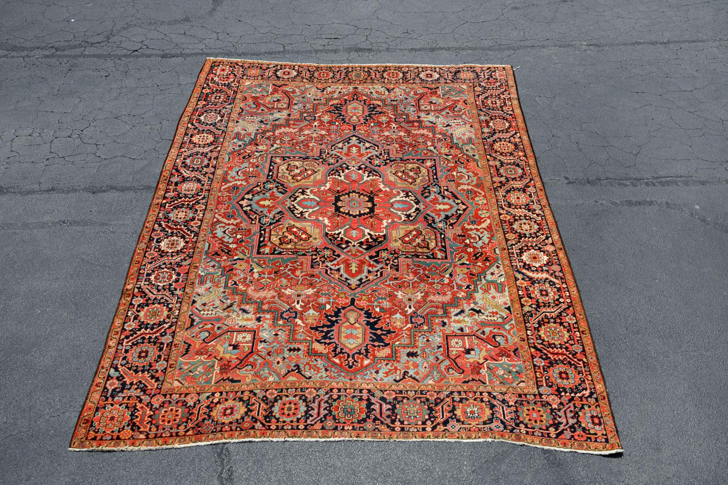 EARLY 20TH C HAND KNOTTED PERSIAN 3582dd