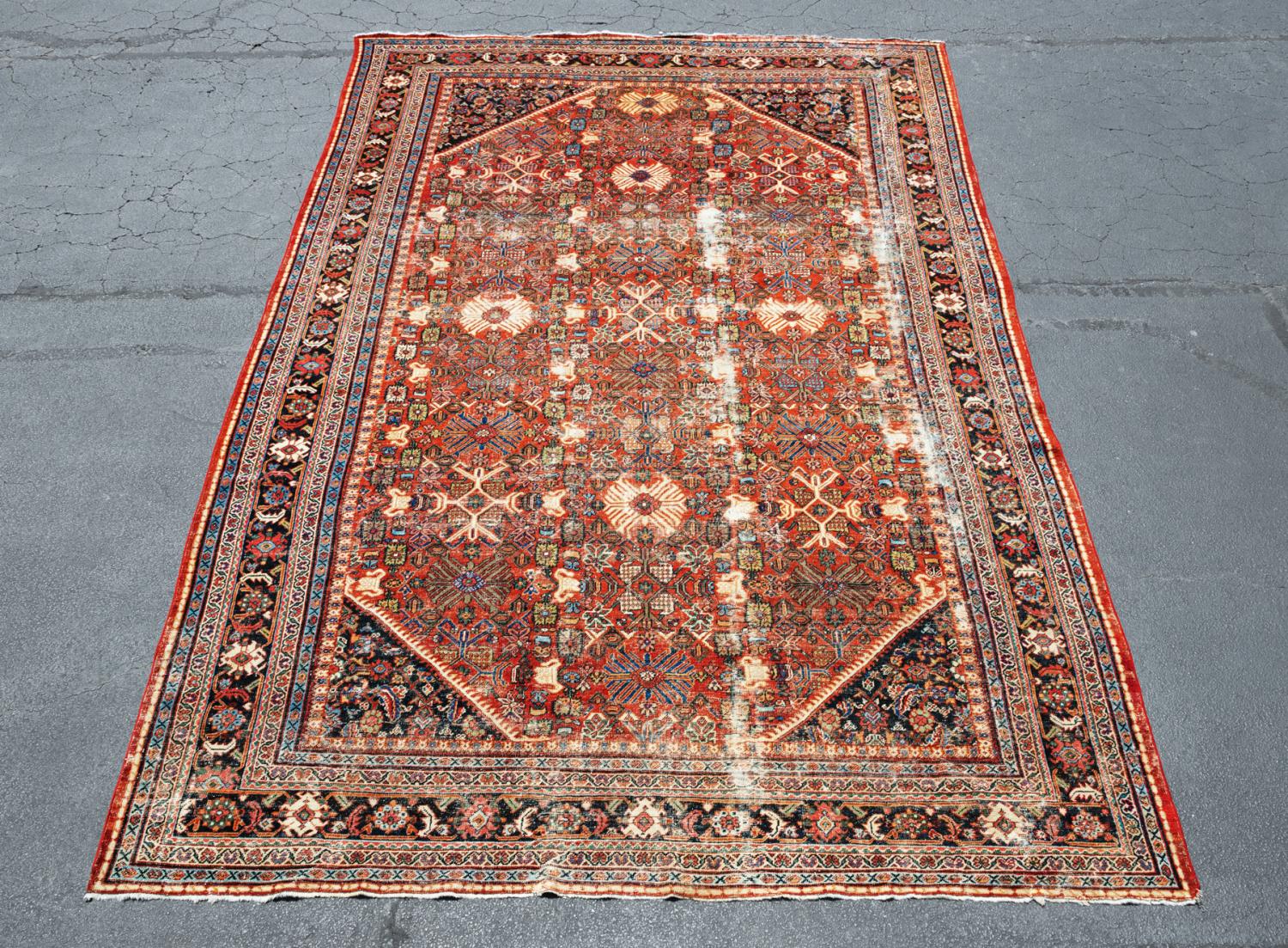 HAND KNOTTED PERSIAN HERIZ 17 3582e0