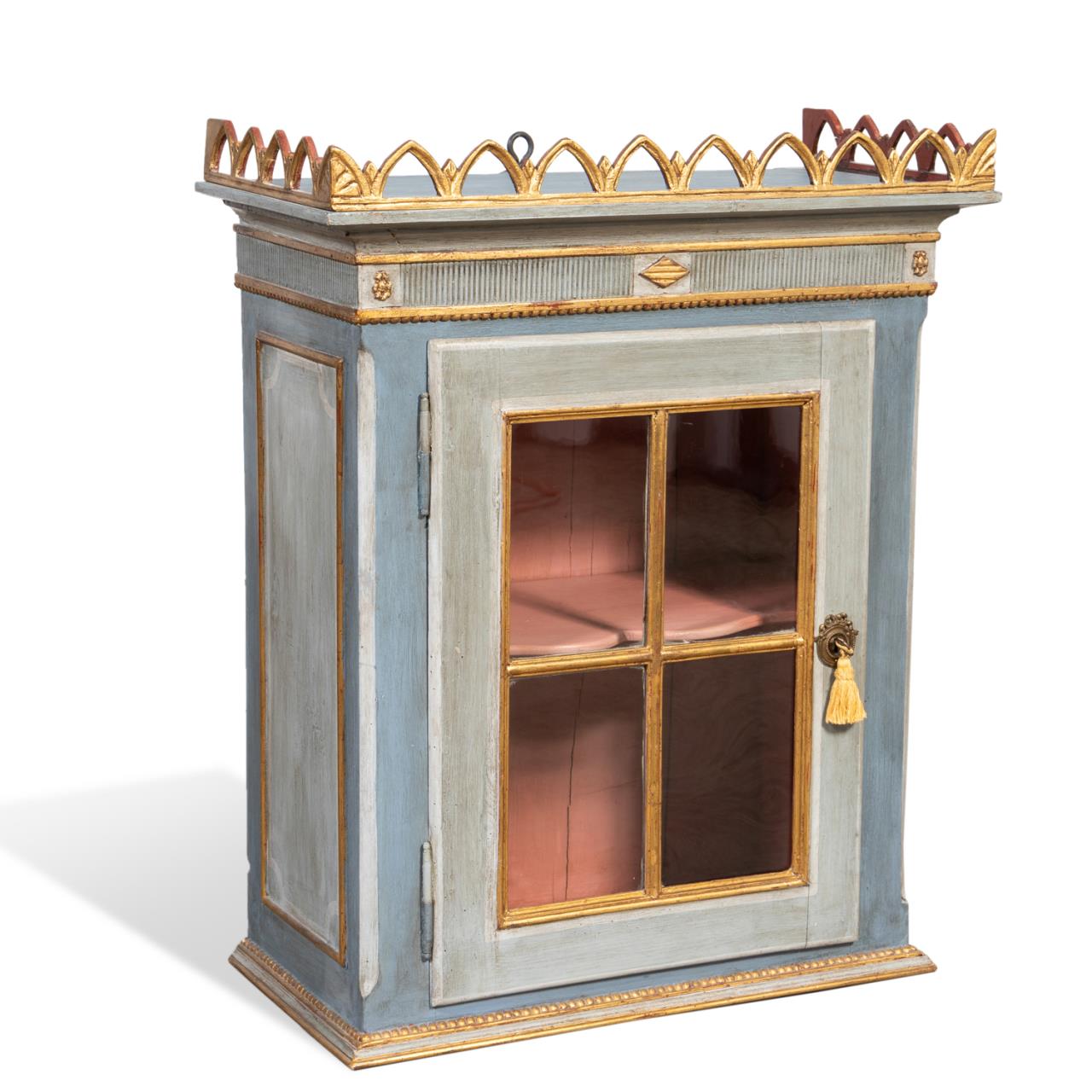 19TH C GUSTAVIAN PARCEL GILT BLUE 358367