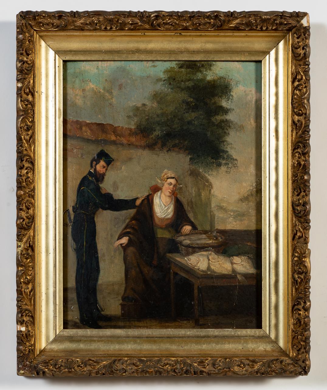 19TH C CONTINENTAL SCHOOL OIL  358369