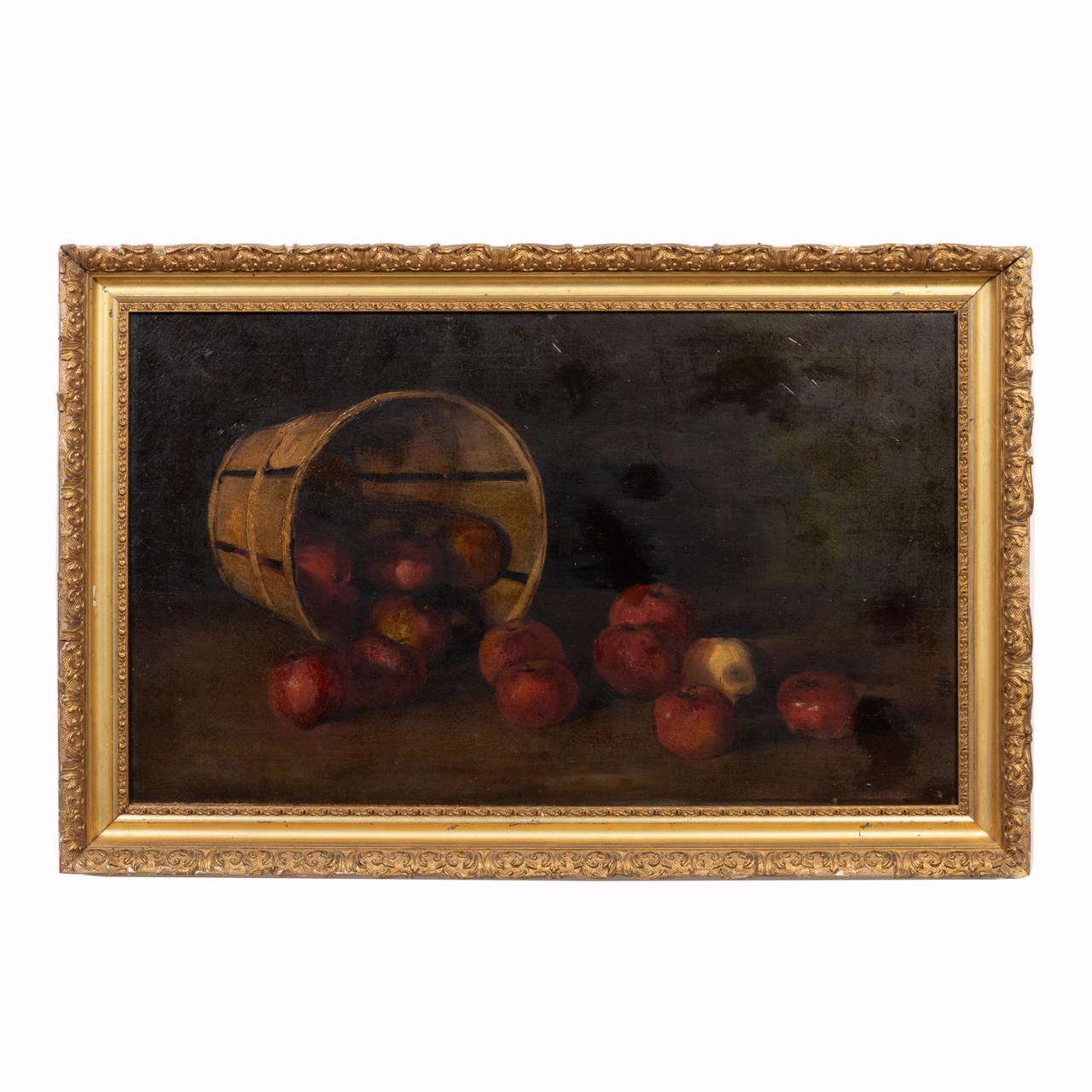 19TH C. "STILL LIFE BASKET WITH
