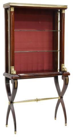 FRENCH EMPIRE STYLE MAHOGANY OPEN