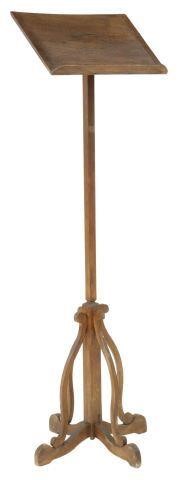 FRENCH OAK MUSIC STAND OR LECTERNFrench 3583a2