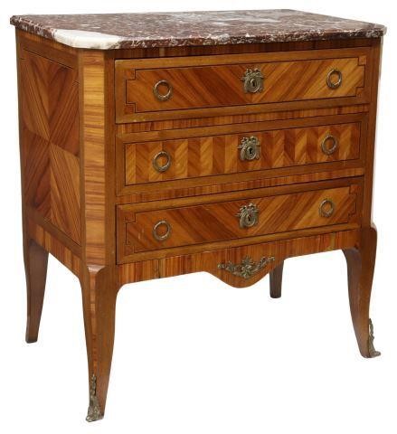 FRENCH LOUIS XV STYLE MARBLE TOP 3583ac