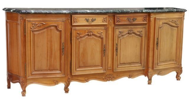 FRENCH LOUIS XV STYLE MARBLE-TOP