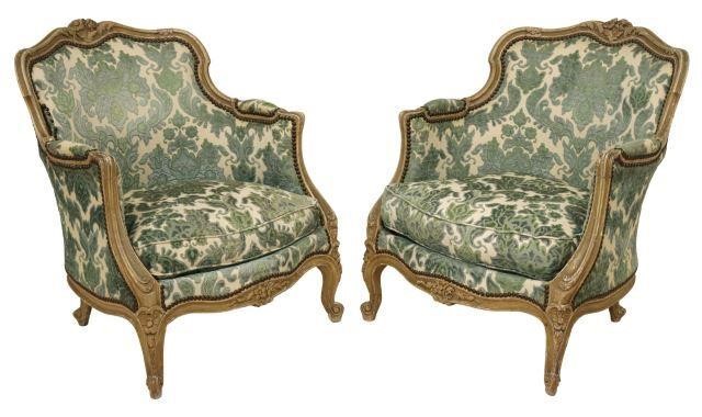 (2) FRENCH LOUIS XV STYLE PAINTED