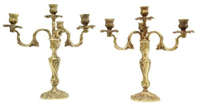  2 FRENCH LOUIS XV STYLE GILT 358404