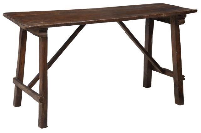 ITALIAN RUSTIC OAK FARMHOUSE TABLE  358432