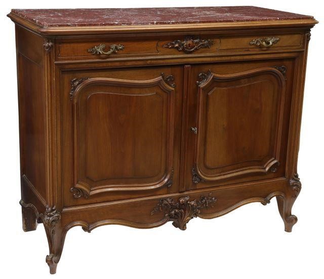 FRENCH LOUIS XV STYLE MARBLE TOP 35847f