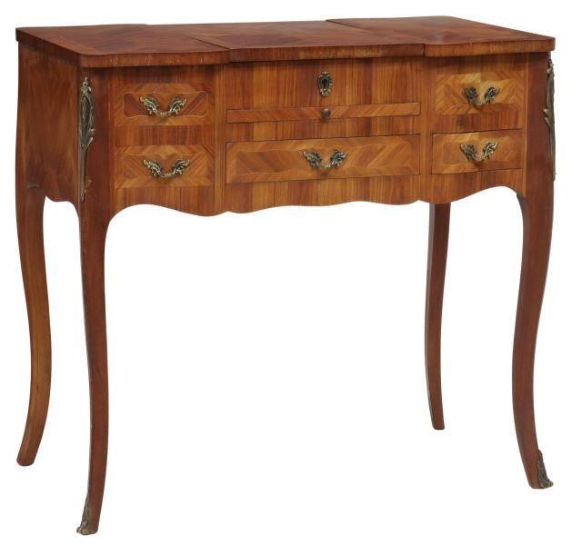 FRENCH LOUIS XV STYLE POUDRE TABLE 35848a