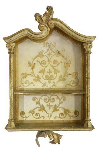 FLORENTIA PARCEL GILT WALL VITRINE 3584b9