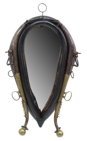 ANTIQUE EQUESTRIAN HORSE COLLAR 3584bc