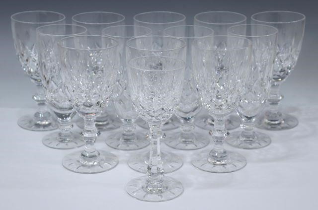 (13) HAWKES CORNWALL CUT CRYSTAL STEMWARE(lot