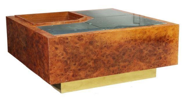 WILLY RIZZO STYLE MODERN BURL AMBOYNA 35865b