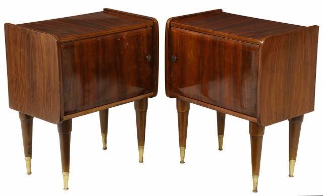 2) ITALIAN MID-CENTURY MODERN ROSEWOOD