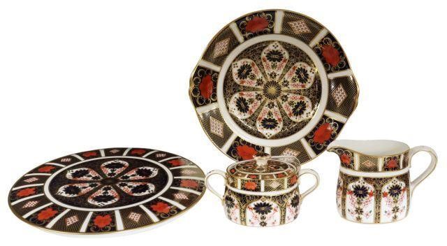 (4) ROYAL CROWN DERBY OLD IMARI TABLEWARE(lot