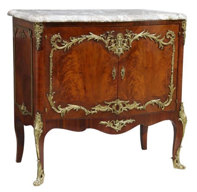 FRENCH LOUIS XV STYLE MARBLE-TOP