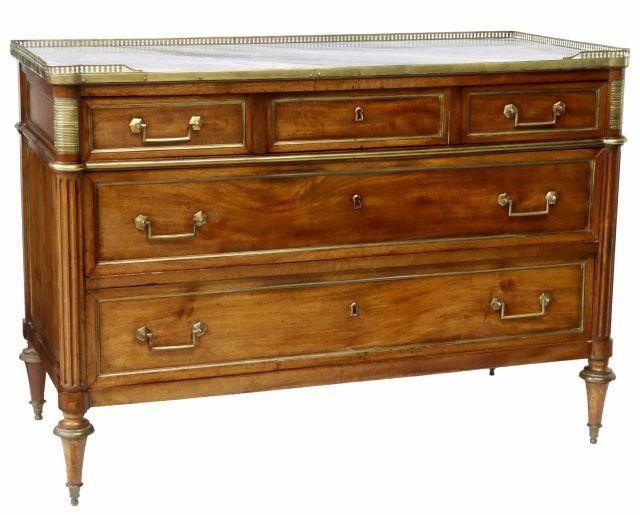 FRENCH LOUIS XVI STYLE MARBLE TOP 358719