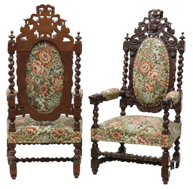 (PAIR) FRENCH LOUIS XIII STYLE