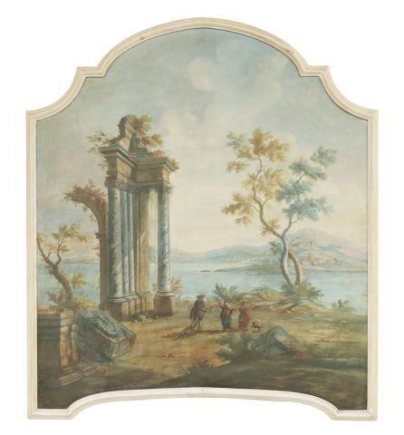 ITALIAN SCHOOL CAPRICCIO PAINTING 358728