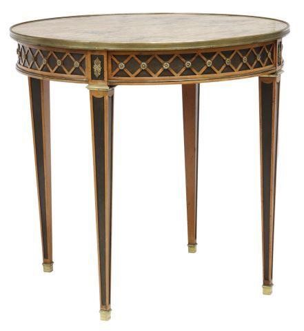 DIRECTOIRE STYLE MARBLE-TOP SIDE