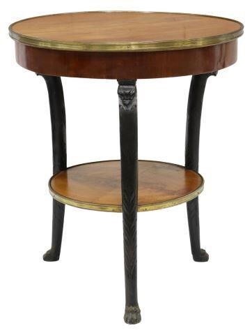 FRENCH EMPIRE STYLE MAHOGANY GUERIDON 358762