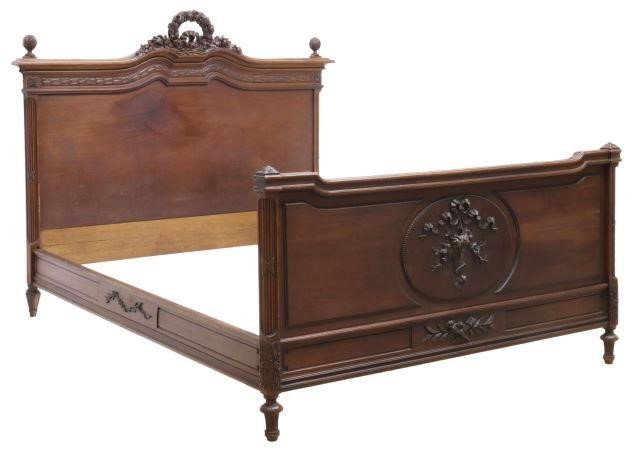 FRENCH LOUIS XVI STYLE CARVED MAHOGANY 358769