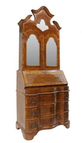 VENETIAN BURLWOOD MIRRORED SECRETARY 3588c5