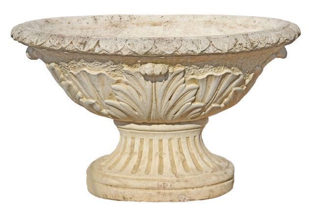 FRENCH CAST STONE URN-FORM GARDEN