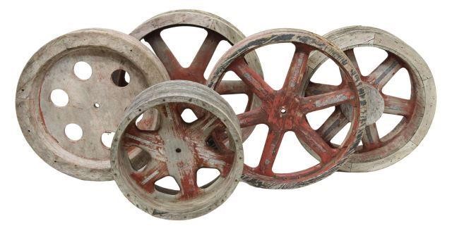 (5) ARCHITECTURAL INDUSTRIAL WHEELS