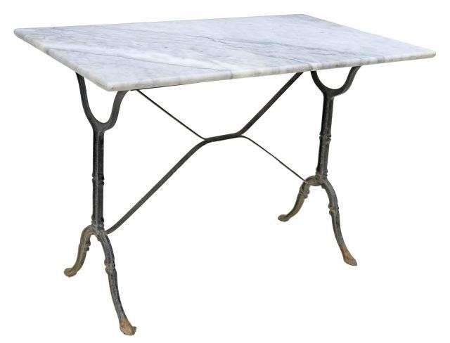 FRENCH PARISIAN MARBLE TOP CAST 358919