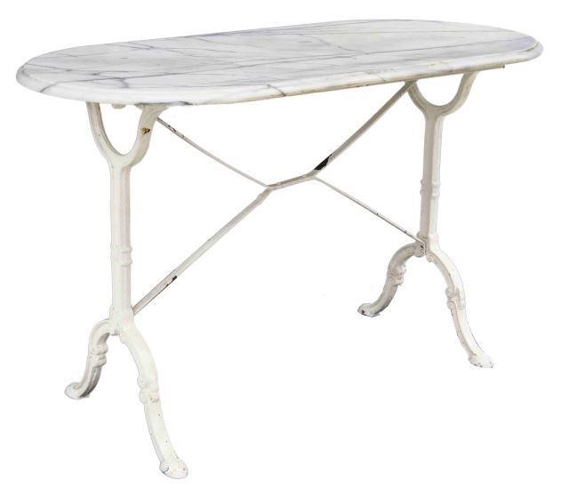 FRENCH PARISIAN MARBLE TOP CAST 35891a
