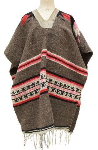 MEXICAN SERAPE WOOL PONCHOSerape 358941